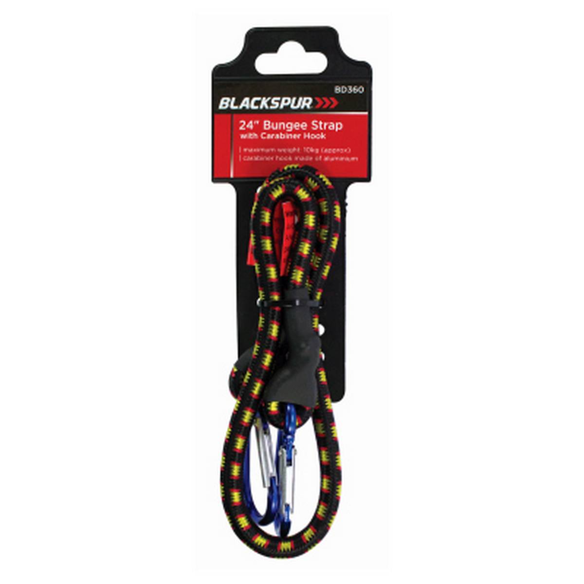 BLACKSPUR 24" BUNGEE STRAP WITH CARABINER HOOK BB-BD360