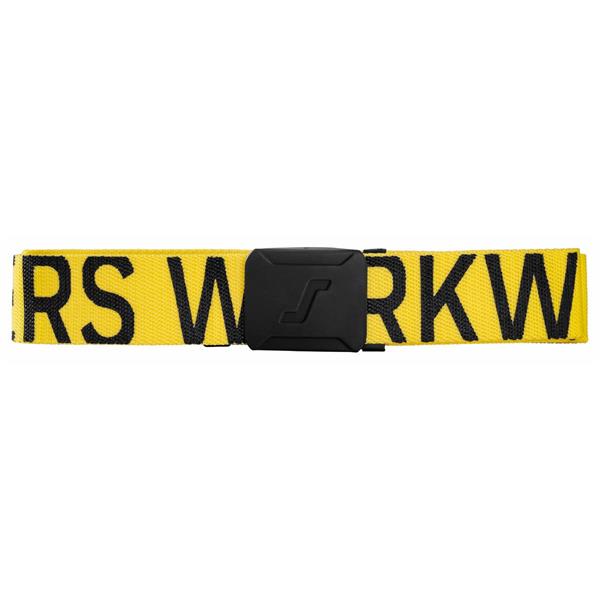 SNICKERS 9004 LOGO BELT - BLACK / YELLOW