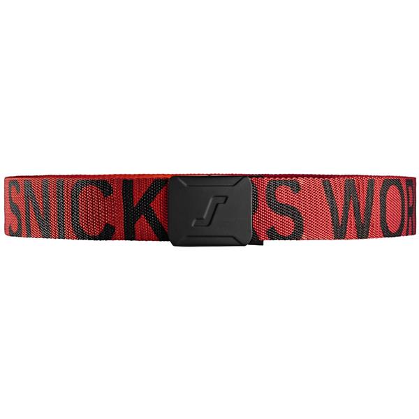 SNICKERS 9004 LOGO BELT - BLACK / RED