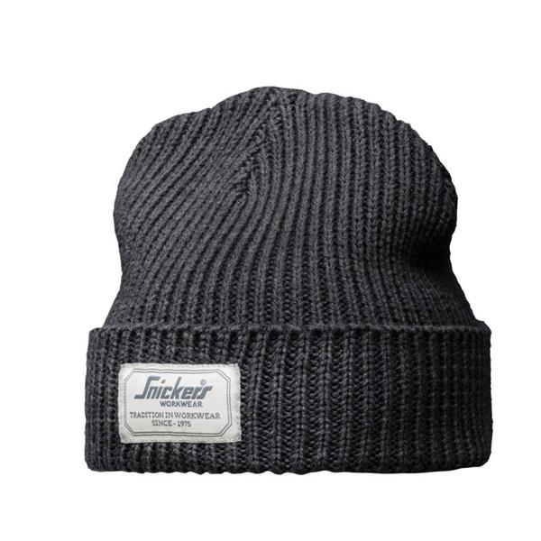 SNICKERS AW FISHERMANS BEANIE - ANTHRACITE MELANGE