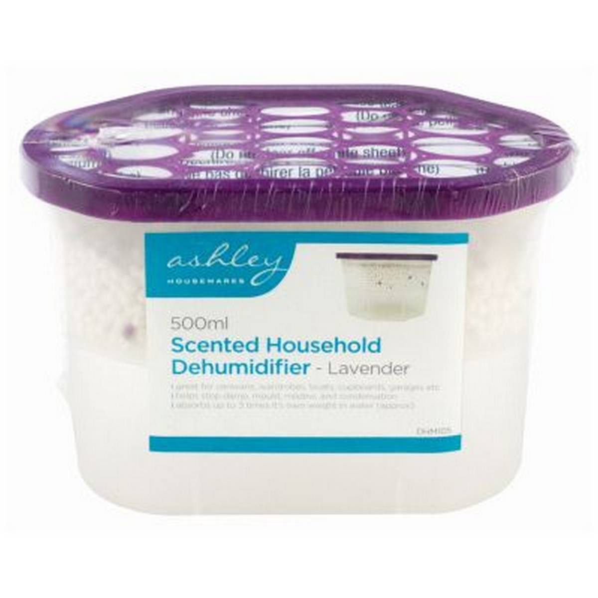 ASHLEY 500ML SCENTED HOUSEHOLD DEHUMIDIFIER - LAVENDER BB-DHM105