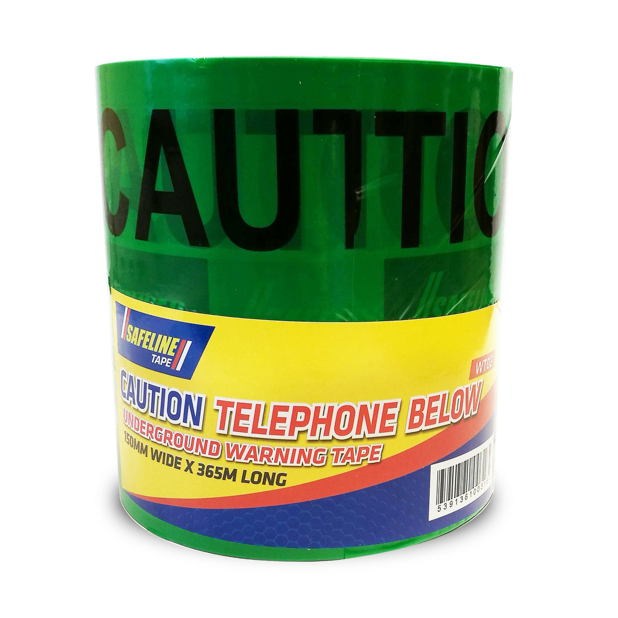 SAFELINE CAUTION TELEPHONE BELOW TAPE