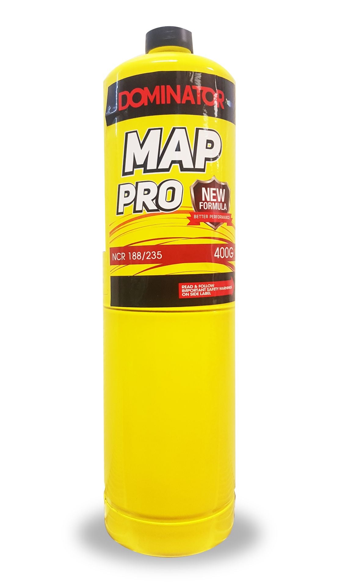 DOMINATOR MAP/PRO GAS MIX CYLINDER YELLOW  400G