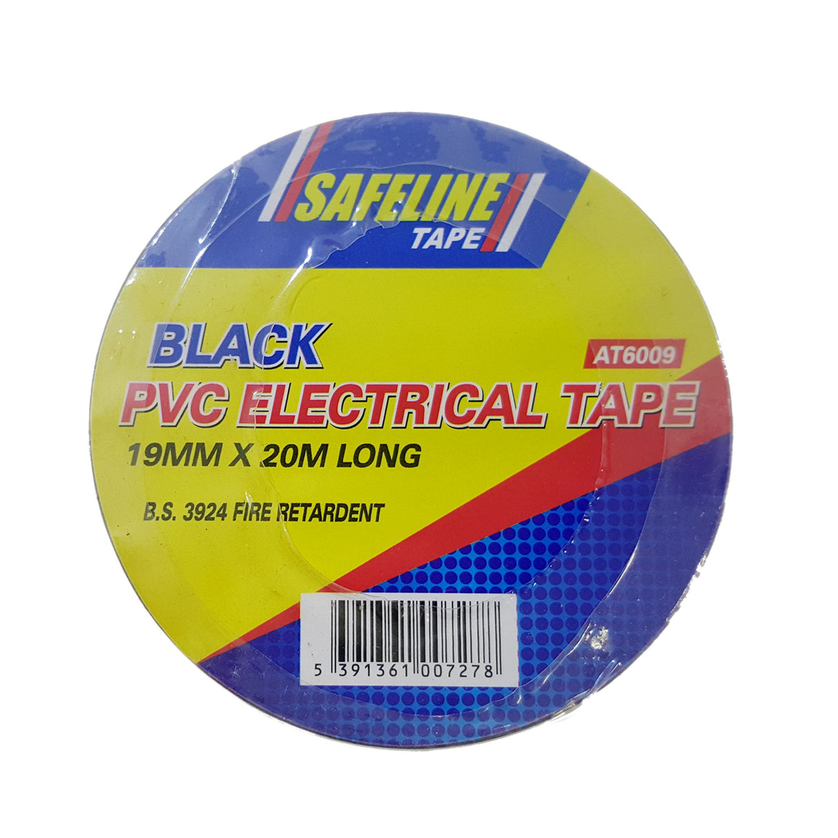 SAFELINE 19MM X 20M PVC ELECTRICAL TAPE WHITE