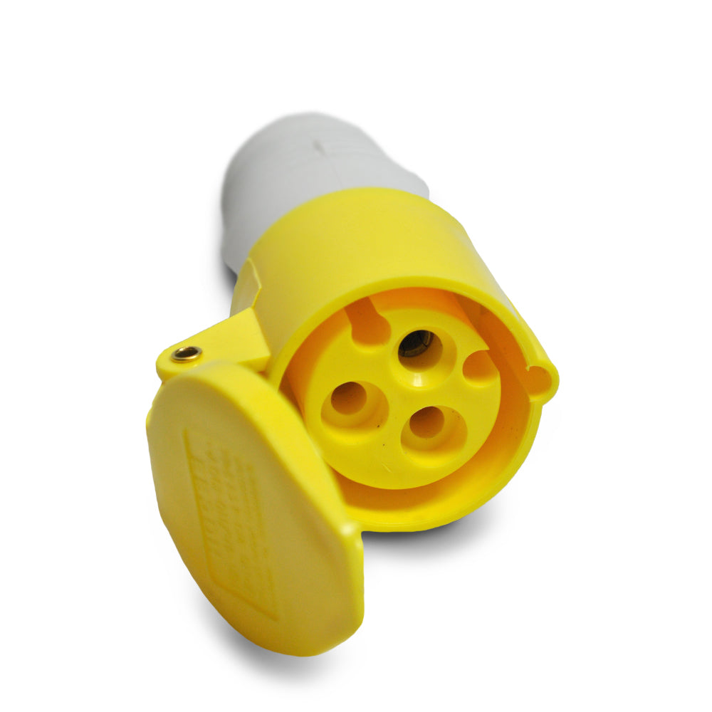 SAFELINE 16AMP 110V COUPLER/SOCKET YELLOW