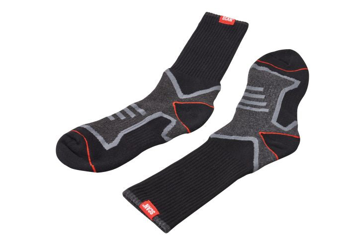 SCAN WORK SOCKS TWIN PACK