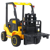 KIDS 12V RIDE ON FORKLIFT - YELLOW