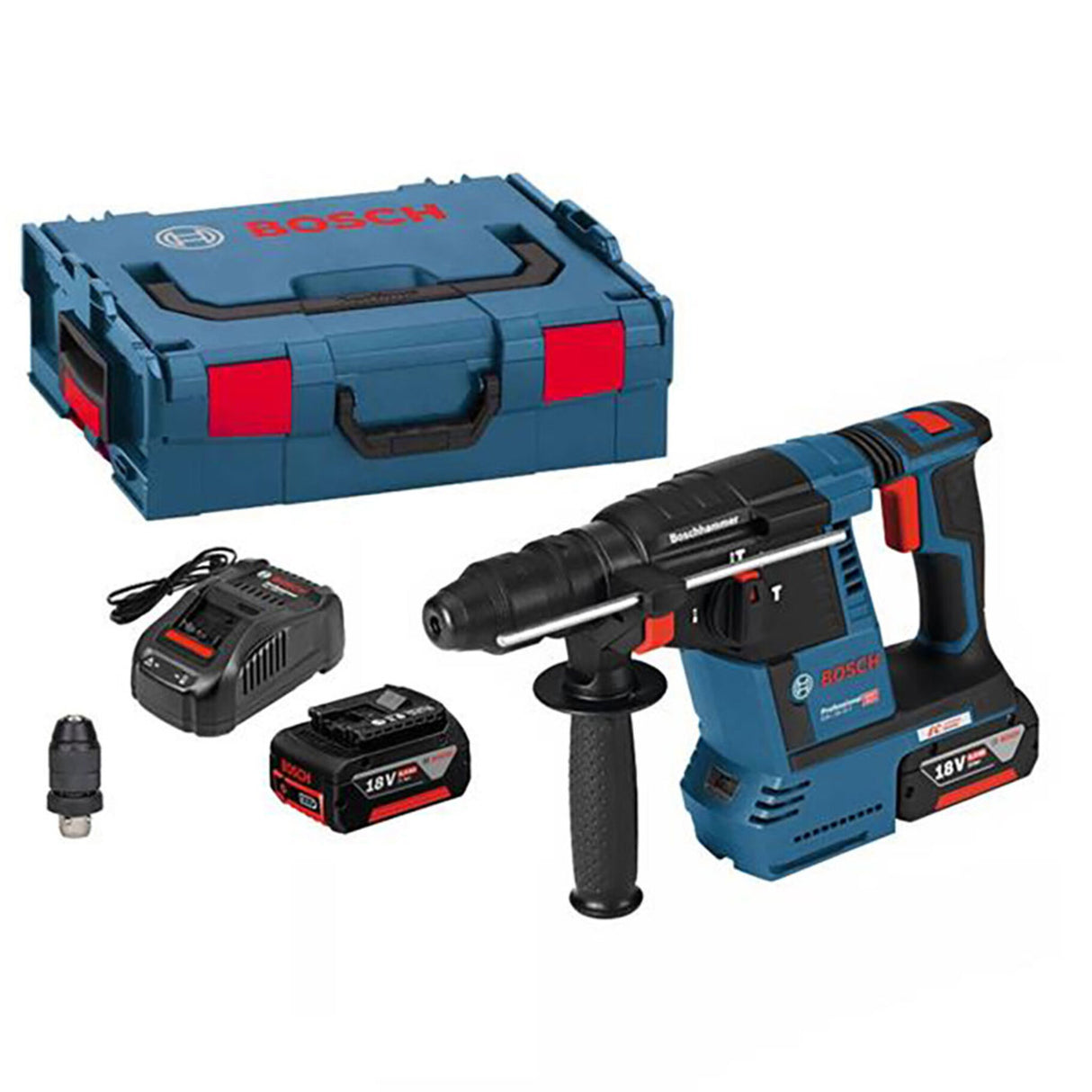 BOSCH 18V SDS+ HAMMER GBH18-26F 2X5AH BATTERY