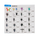 SIMPLY AUTO 725PCS CAR TRIM CLIP AND RETAINER ASSORTMENT