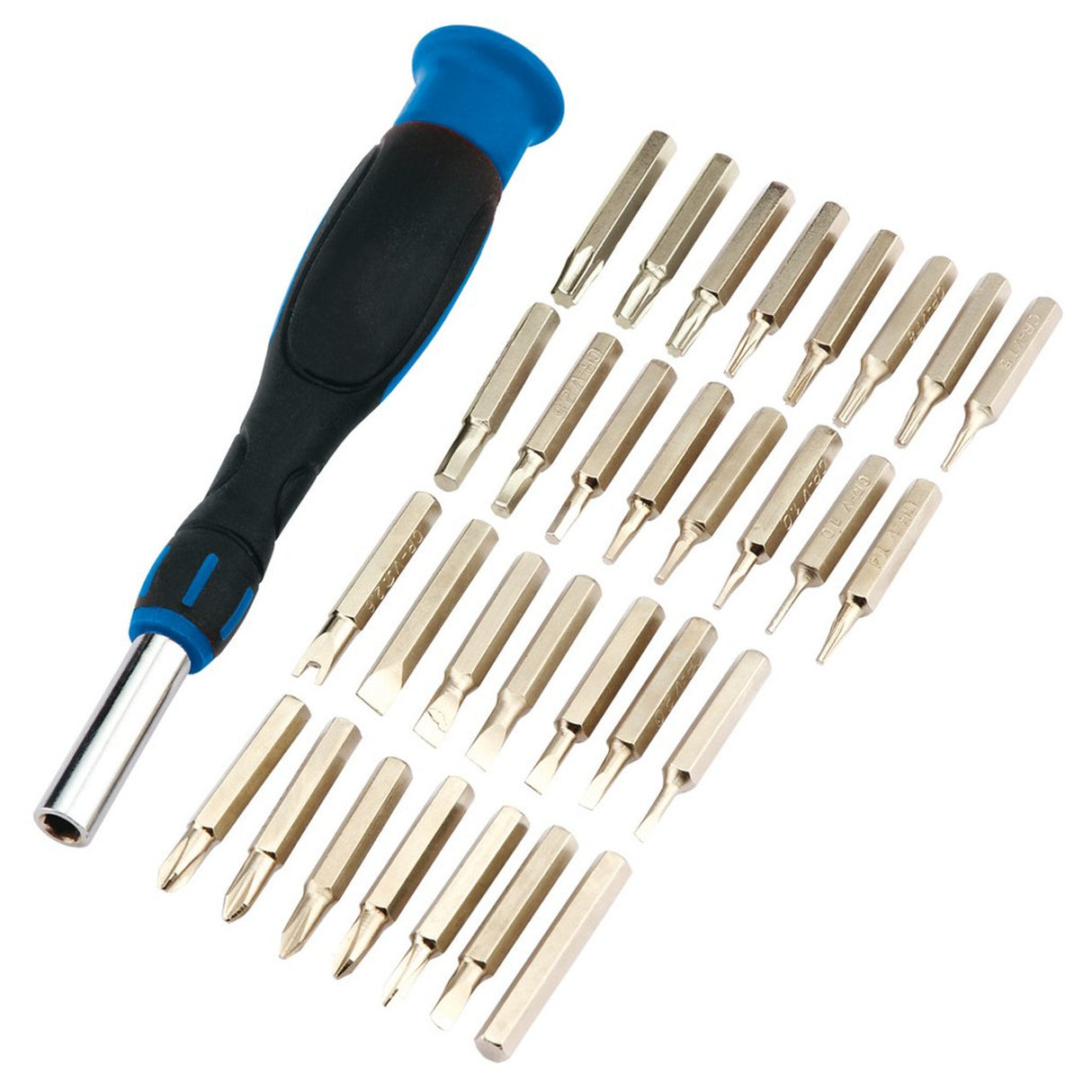 DRAPER SOFT GRIP PRECISION SCREWDRIVER & BIT SET (31 PIECE)