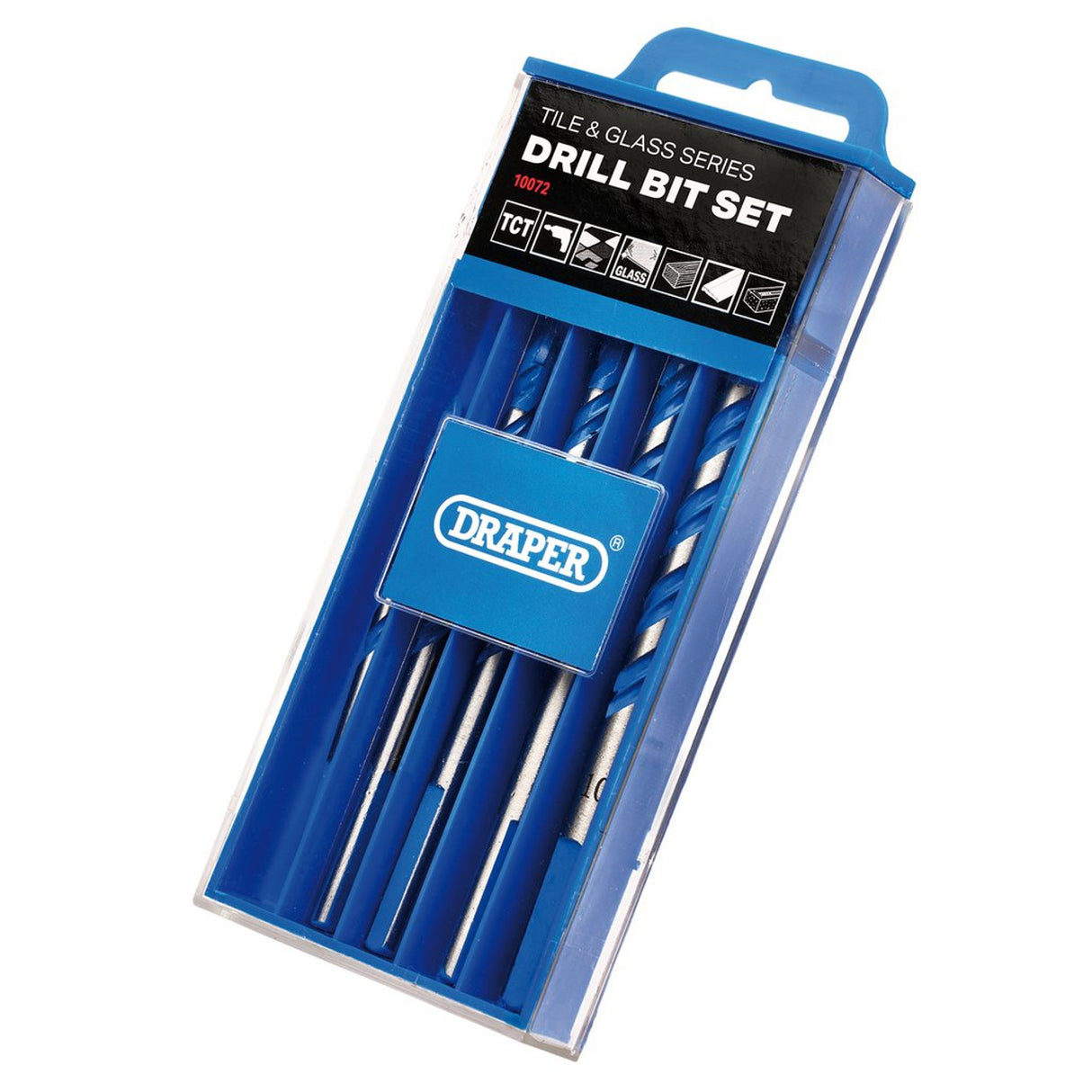 DRAPER TILE AND GLASS DRILL SET  6 PCS