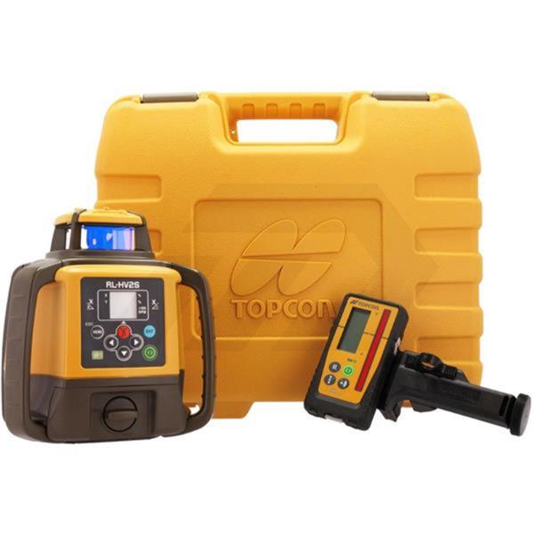 TOPCON LASER DUAL SLOPE LEVEL RL-HV2S WITH LS-100D MM RECEIVER