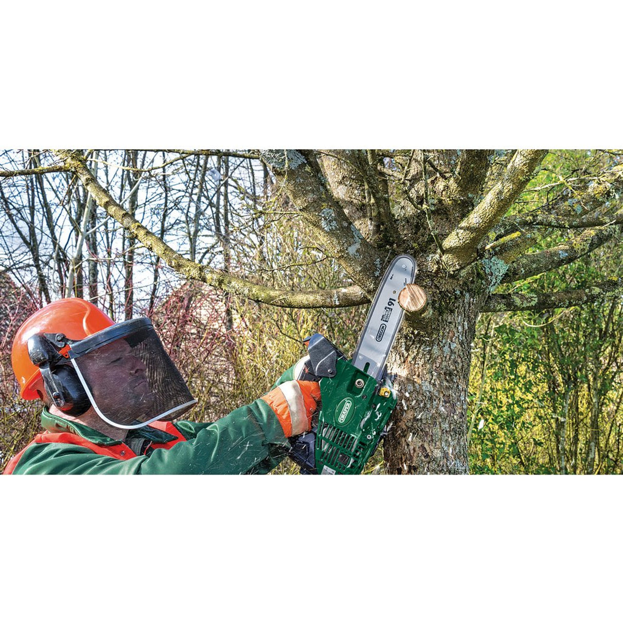 DRAPER 25.4CC  250MM PETROL CHAINSAW 400MM