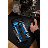 DRAPER METRIC SOCKET SET, 1/4" SQ. DR. (27 PIECE)