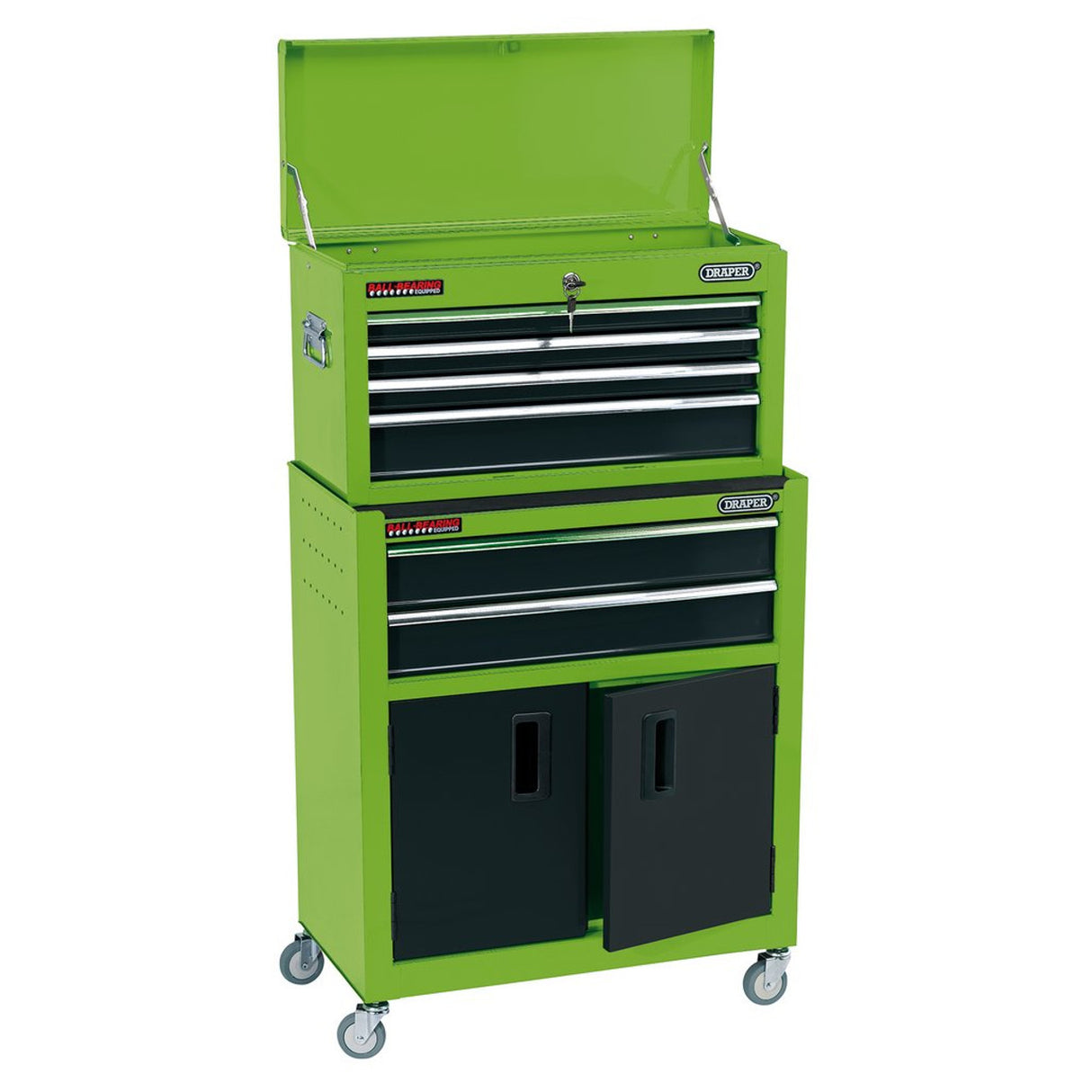 DRAPER COMBI ROLLER CAB & CHEST GREEN  19566