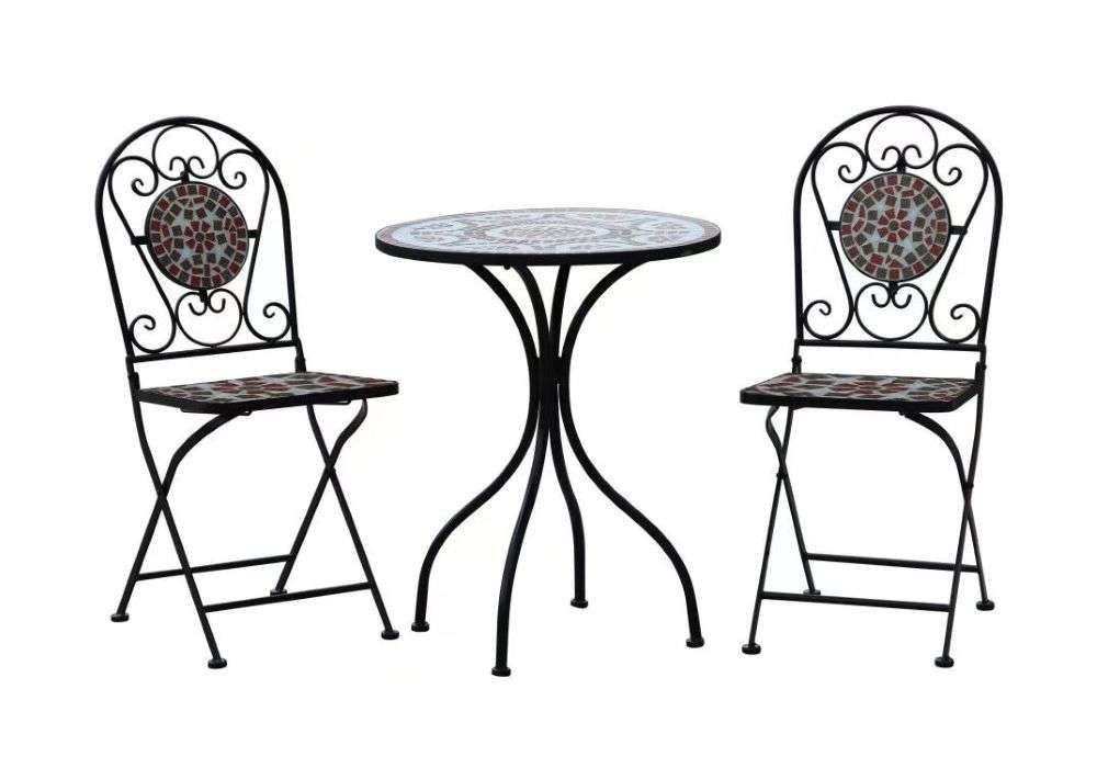 LARGOS MOSAIC BISTRO SET