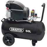 DRAPER 50L DIRECT DRIVE AIR COMPRESSOR, 1.5KW/2HP - Watson Hire