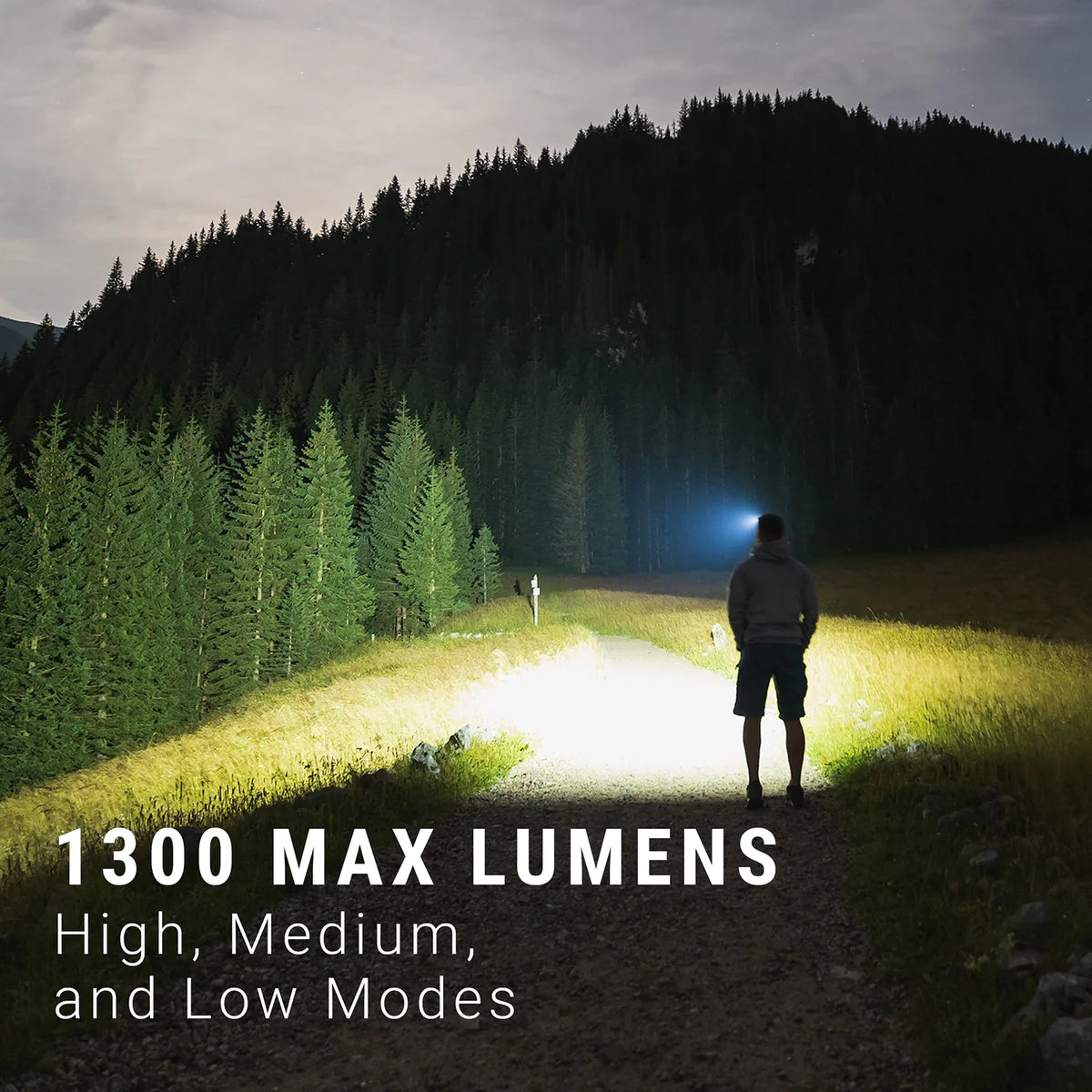 LITEZALL 1300 LUMENS ADJUSTABLE COB HEADLAMP