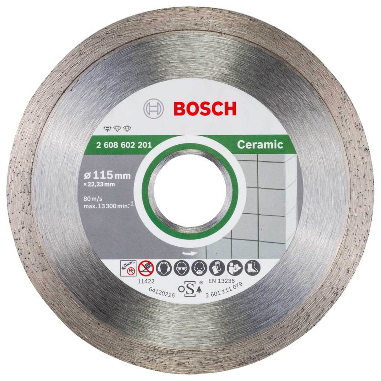 BOSCH DIAMOND CERAMIC CUTTING DISC 115MM