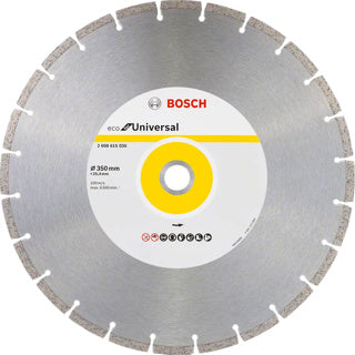 DIAMOND CUTTING DISC ECO FOR UNIVERSAL 350X25.4X3.2X8