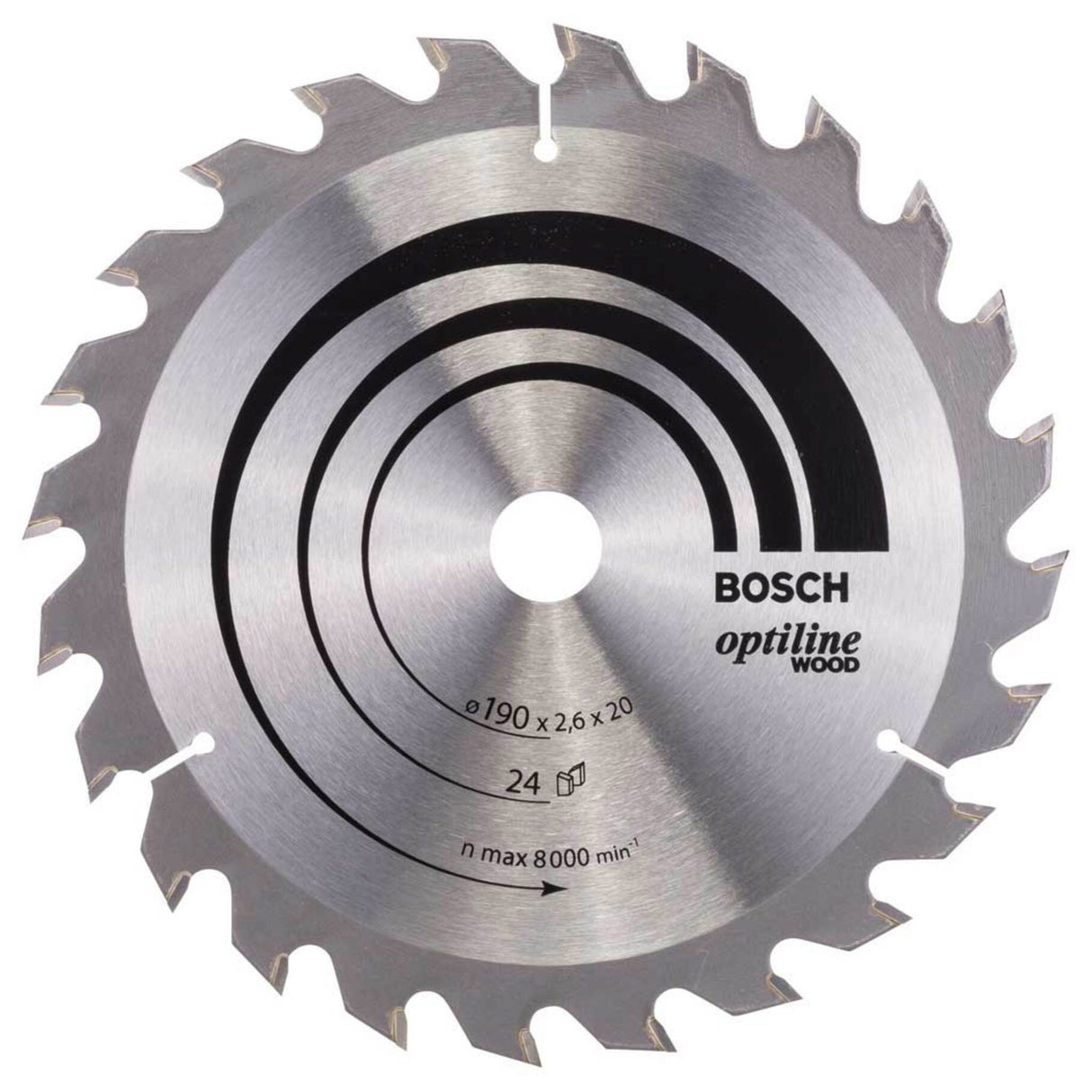 BOSCH SAW PORTABLE 190X20/24 WOOD