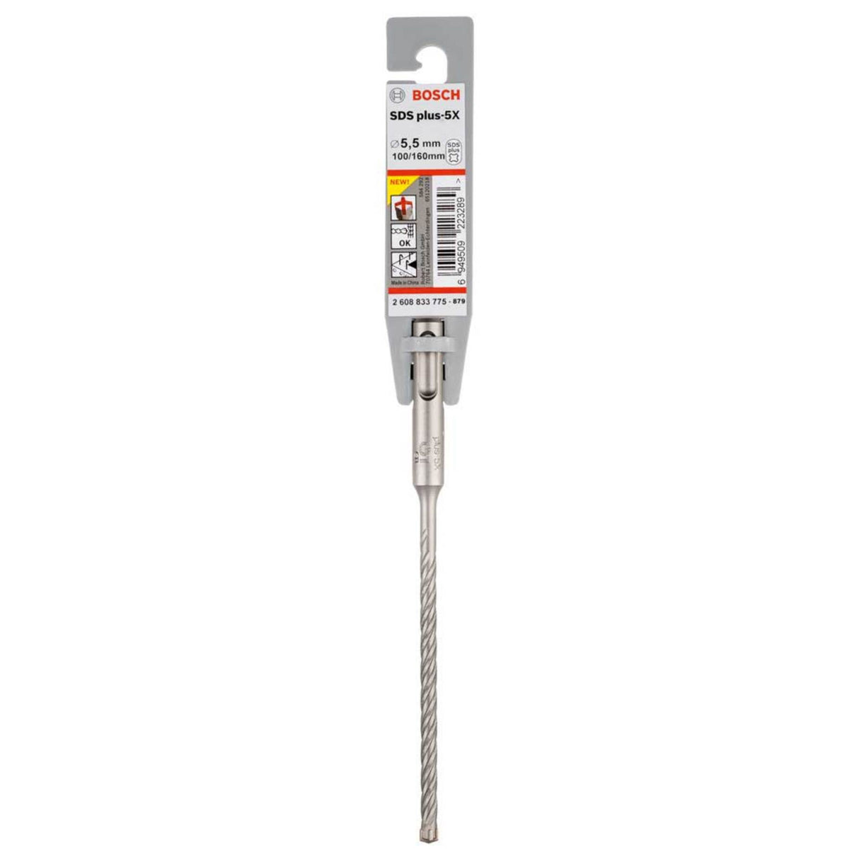 BOSCH 5.5 X 160MM SDS PLUS 5X BIT