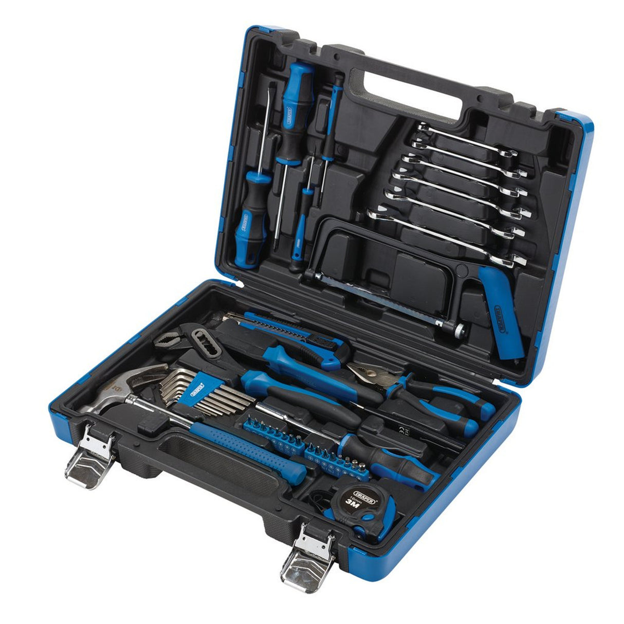 DRAPER TOOL KIT, BLUE (58 PIECE)