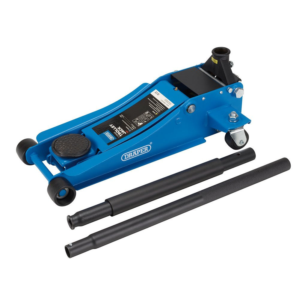 DRAPER LOW PROFILE TROLLEY JACK, 2 TONNE - Watson Hire