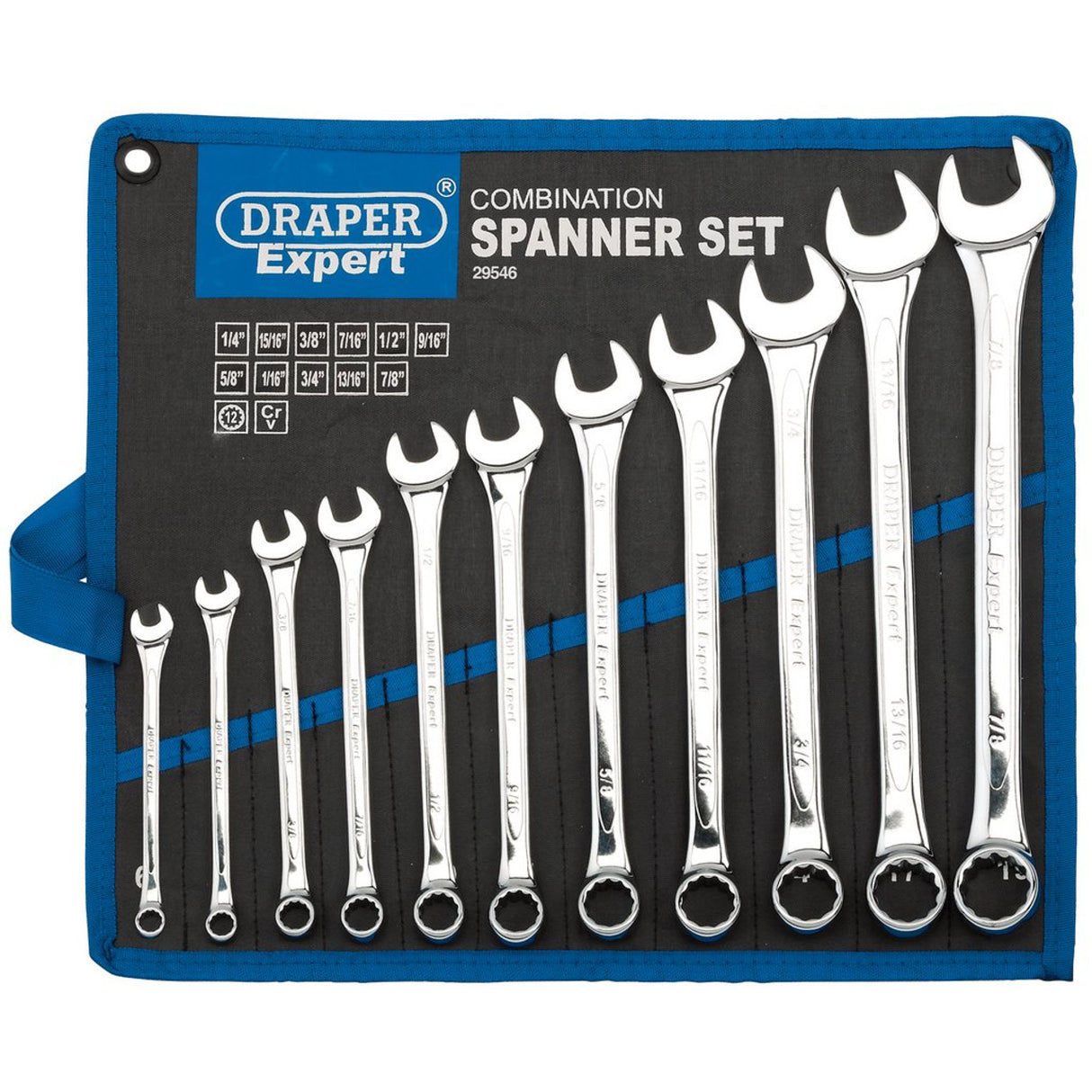 DRAPER EXPERT HI-TORQ® IMPERIAL COMBINATION SPANNER SET (11 PIECE)