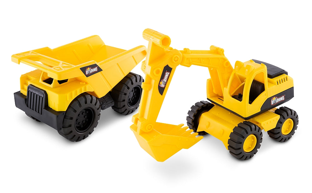 CHILDS TOY DUMPER TRUCK & DIGGER