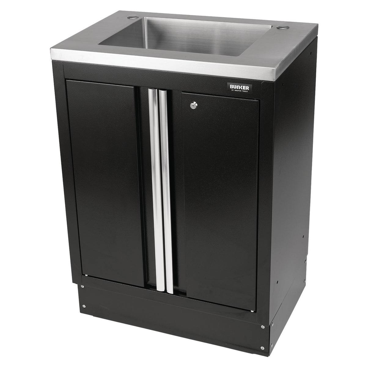 BUNKER® Modular Floor Cabinet with Sink, 2 Door, 680mm