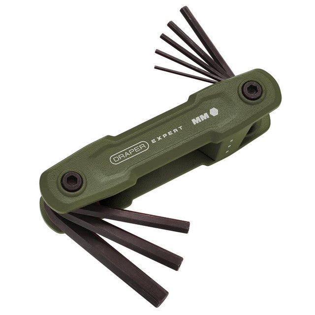 DRAPER 8PC METRIC FOLDING HEX KEY SET