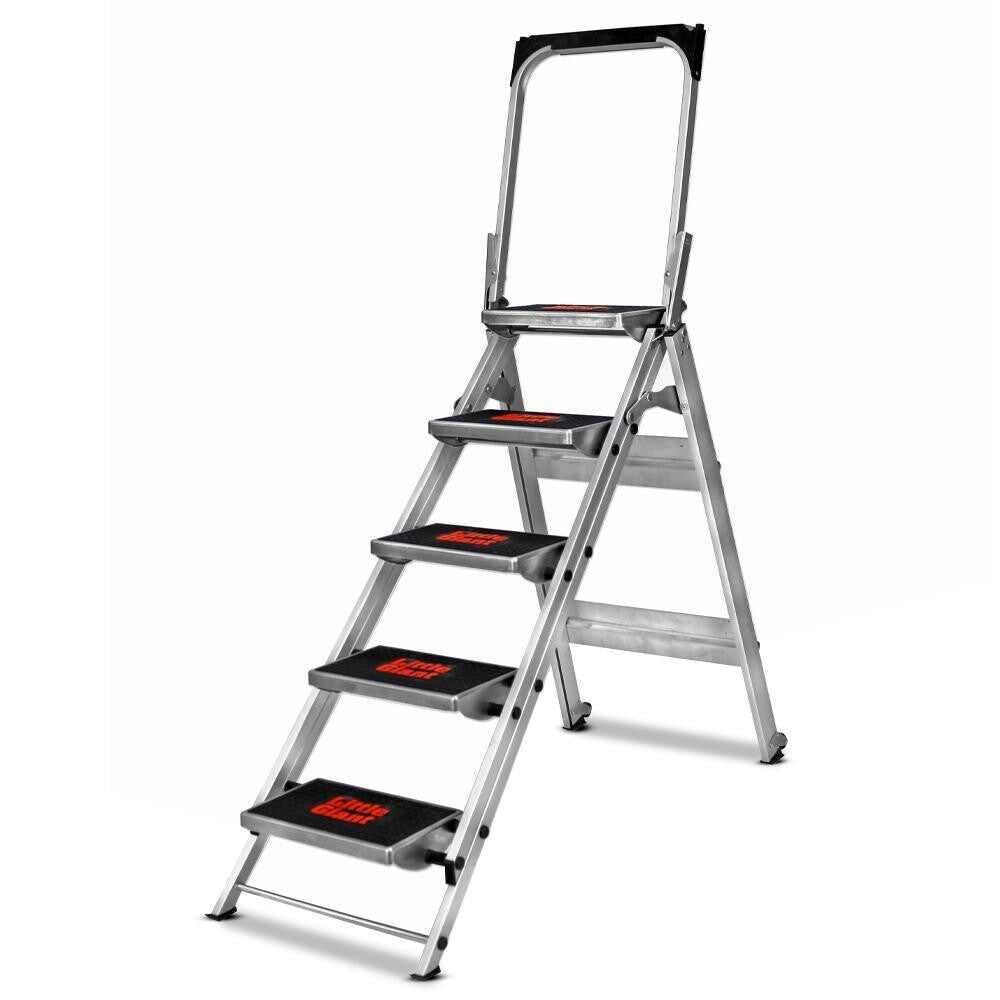 LITTLE GIANT JUMBO SAFETY STEP LADDER 5 STEP