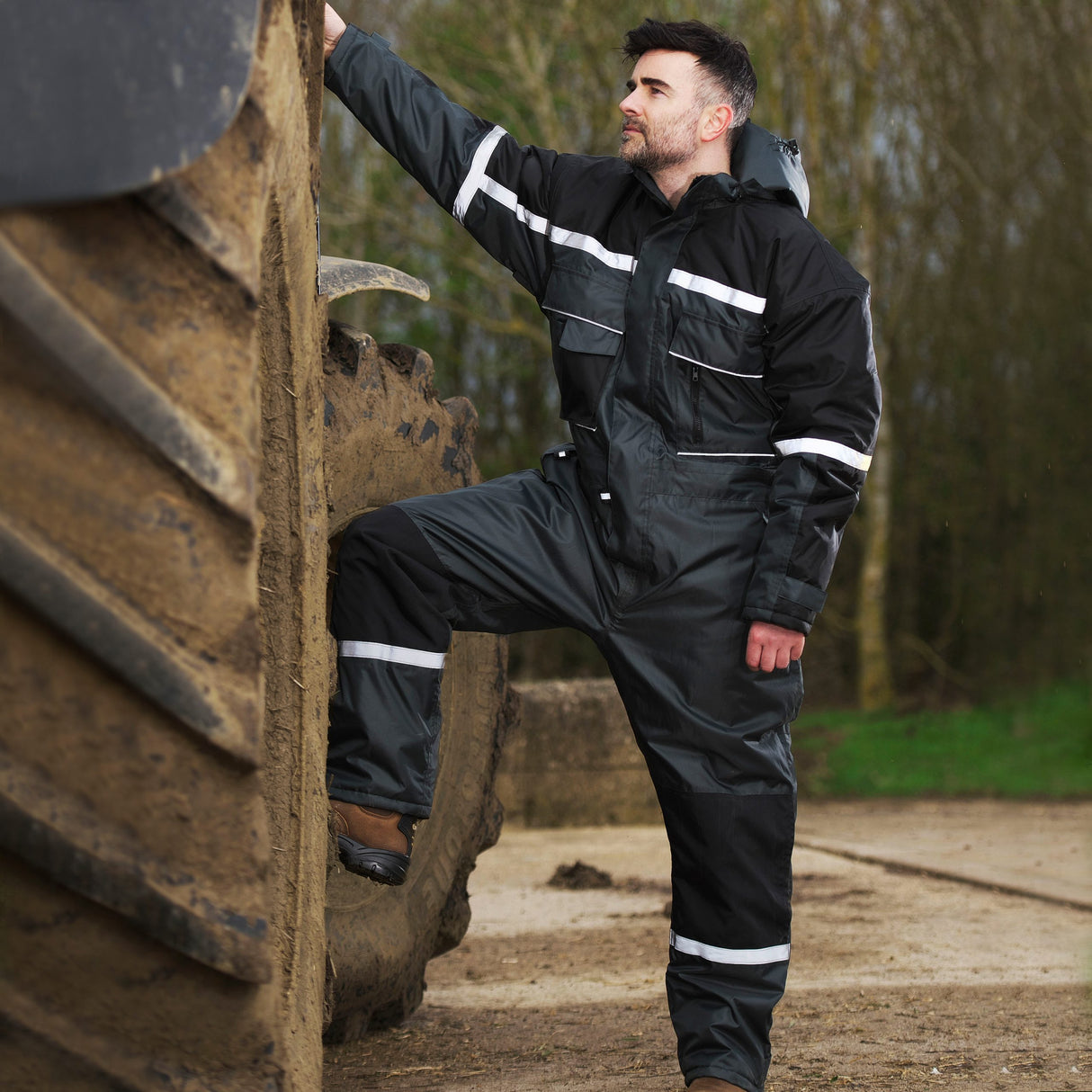 FORT ORWELL WATERPROOF PADDED COVERALL GREEN