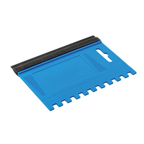 SILVERLINE COMBINATION SQUEEGEE SPREADER 125X95MM  6MM TEETH