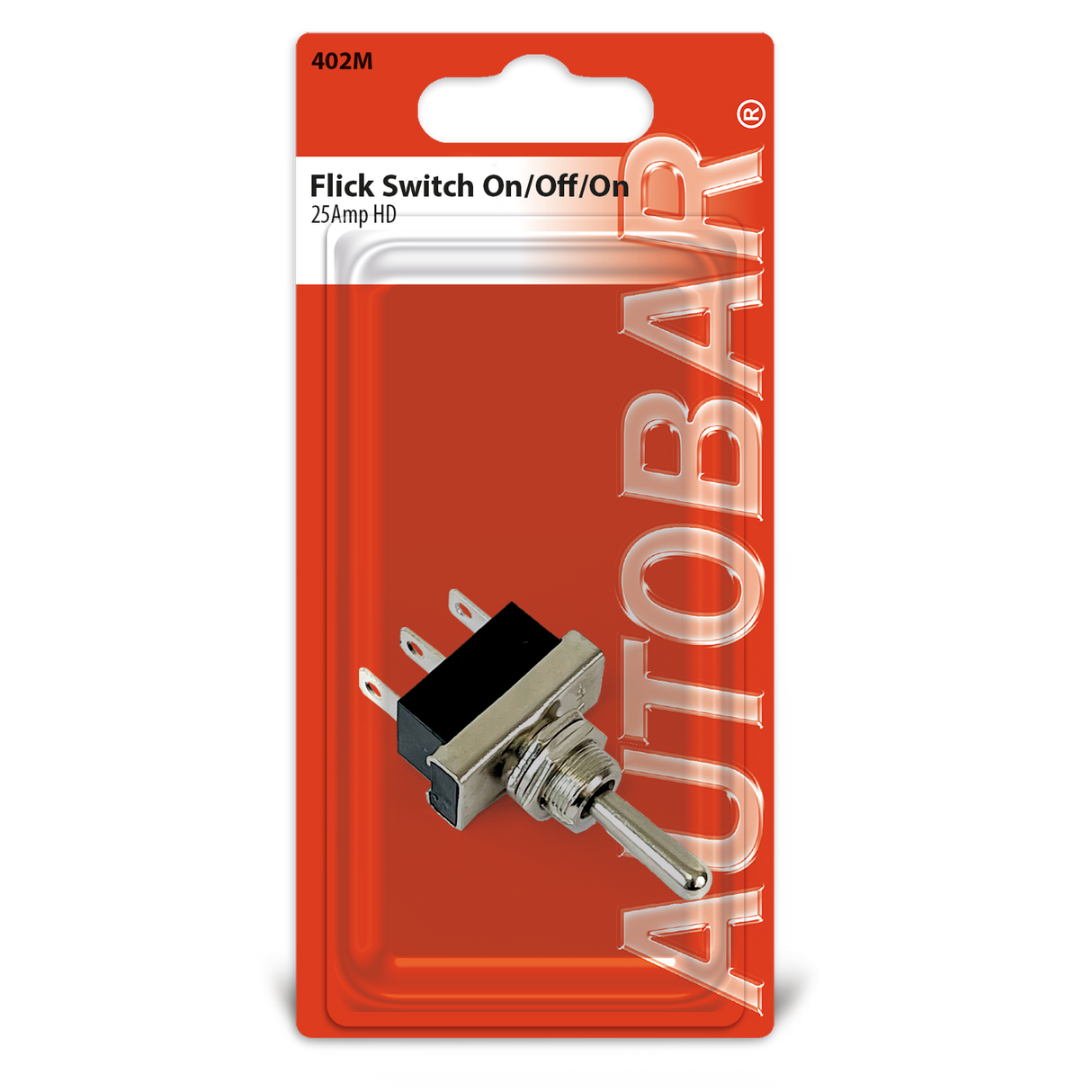 SIMPLY AUTO FLICK SWITCH ON/OFF/ON 25A METAL