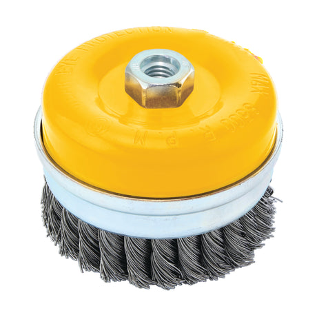 FF GROUP TWISTED WIRE CUP BRUSH S0.50MM 115MM X M14 - Watson Hire