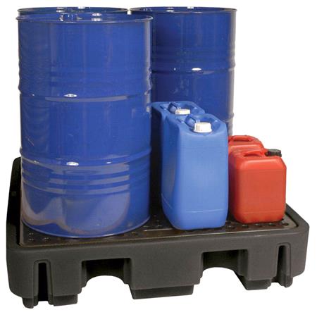 DRAPER FOUR DRUM SPILL CONTAINMENT PALLET 250L