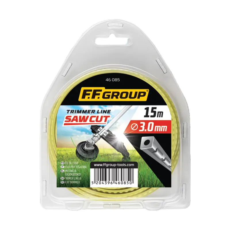 FF GROUP TRIMMER LINE SAW CUT DUO CORE SQUARE 4.0mmX15m