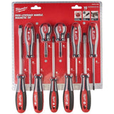 MILWAUKEE TRI-LOBE SCREWDRIVER SET - 10 PCS