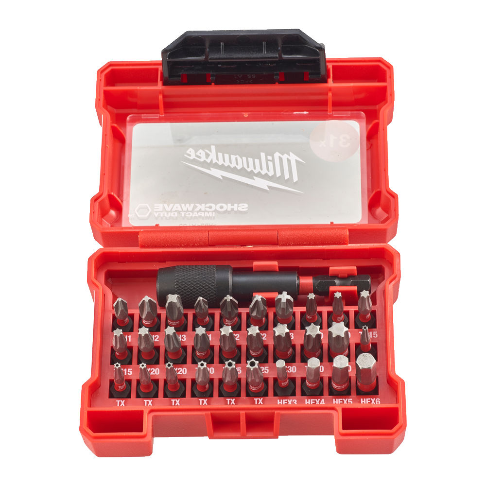 MILWAUKEE SHOCKWAVE IMPACT DUTY CD COMPACT SET 31PC