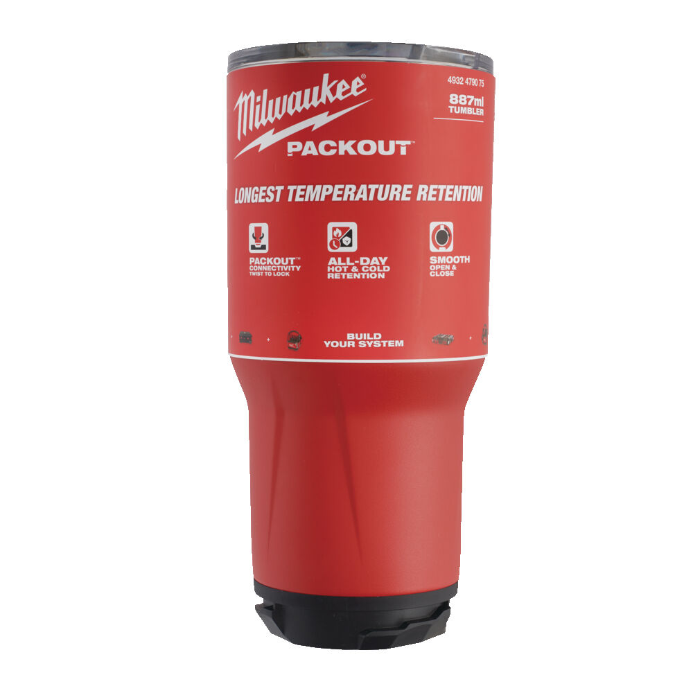 MILWAUKEE PACKOUT 887ML TRAVEL MUG 4932479075