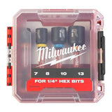 MILWAUKEE 4 PIECE MAG SHW IMPACT DUTY NUT DRIVER SET