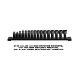 MILWAUKEE M12FPTR-202X FUEL PASS THROUGH RATCHET & SOCKET SET (2X2AH)
