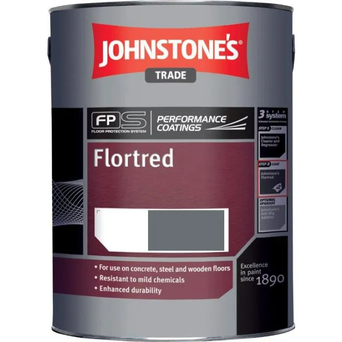 JOHNSTONES FLORTRED DARK GREY 5LT