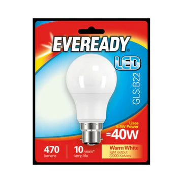 EVEREADY 6W (40W) E14 LED CANDLE 470 LUMENS