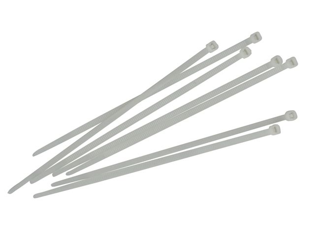 BENMAN CABLE TIES, WHITE, 610MMX9,0MM (50PCS)