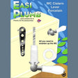 Easi Plumb White Ceramic Repro. Cistern Lever Set CP - Watson Hire