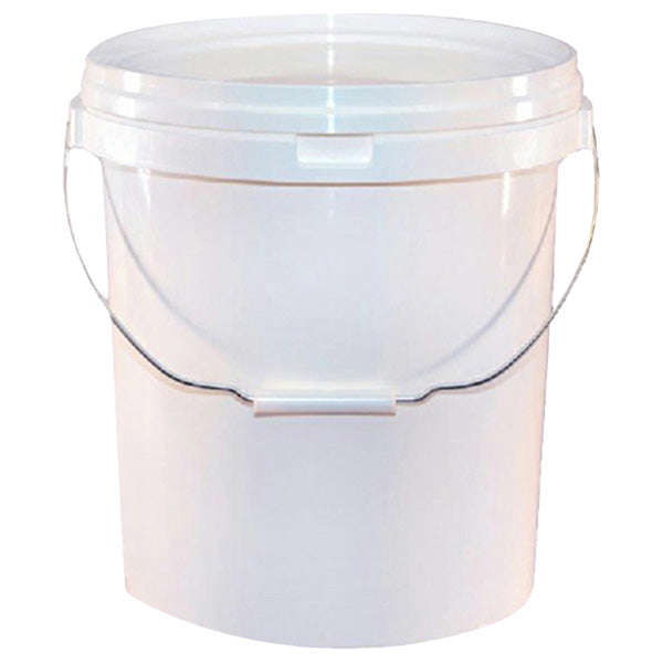 WHITE 20L VALETERS BUCKET