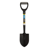 DRAPER ROUND POINT MINI BUILDERS SHOVEL WITH FIBREGLASS SHAFT